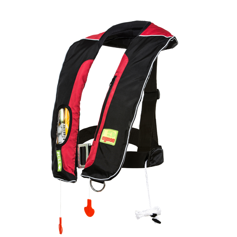 雙氣囊自動(dòng)充氣救生衣設(shè)備氣脹式救生背心 成人救生衣