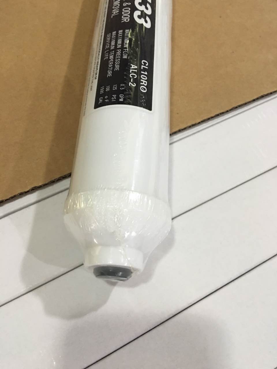 供應(yīng)后置小T33凈水器活性炭濾芯，凈水器純水機濾芯椰殼活性炭