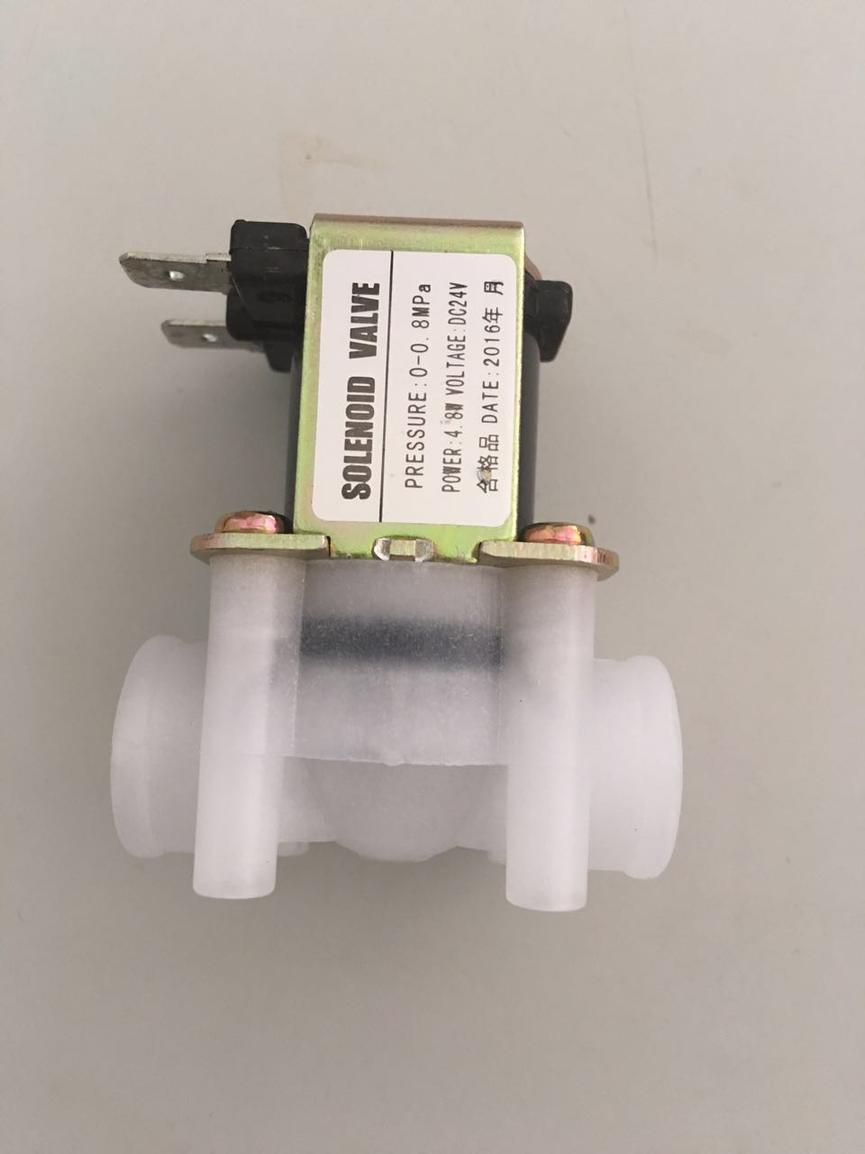 供應純水機配件2分進水電磁閥RO機，凈水器通用配件純水機24V，2分口凈水器電磁閥快接24V進水閥
