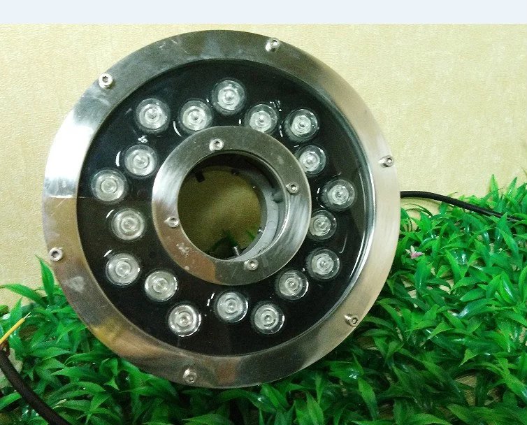 中山工程戶(hù)外 LED 單色外控水底燈水池噴泉燈外殼及成品
