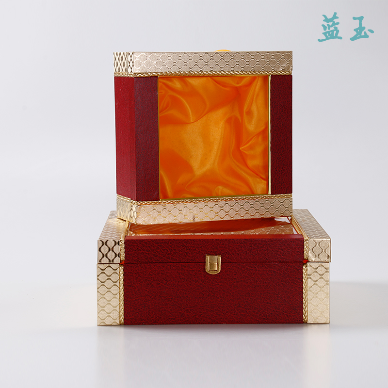 海參禮品盒實(shí)木包裝禮品盒*包裝盒批發(fā)  廠家直銷(xiāo)金邊海參禮品盒