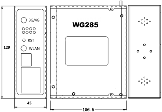 WG285五網(wǎng)口系列工業(yè)智能網(wǎng)關(guān)