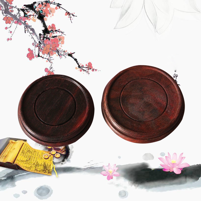 紅木酸枝套五圓底座擺件工藝品