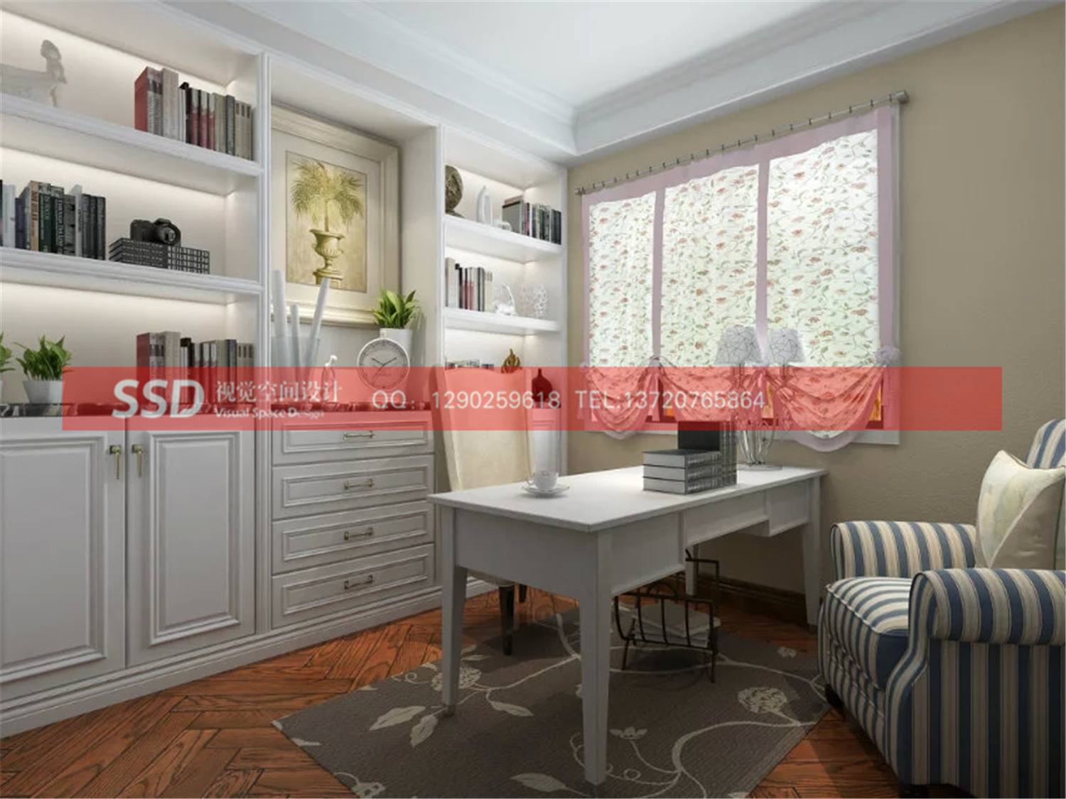 西安書(shū)房設(shè)計(jì) 簡(jiǎn)約書(shū)房設(shè)計(jì) 個(gè)性書(shū)房設(shè)計(jì) 現(xiàn)代書(shū)房設(shè)計(jì)