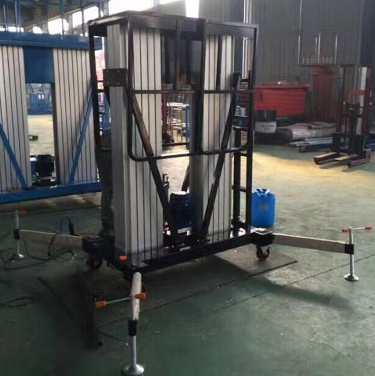 高強度鋁合金式升降平臺 配置漏電保護裝置 高空作業(yè)安全穩(wěn)定
