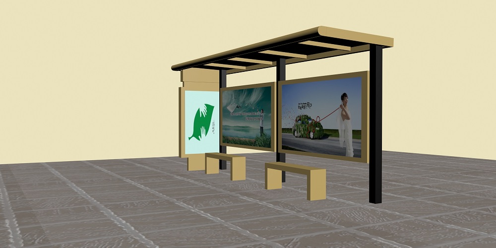 宿遷正邦廣告設(shè)備公交候車亭公交車