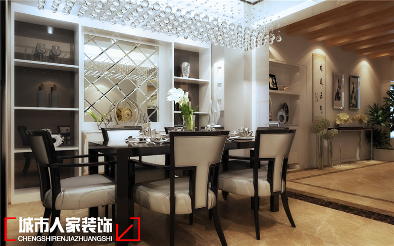 水晶城135平米現(xiàn)代簡約風(fēng)格