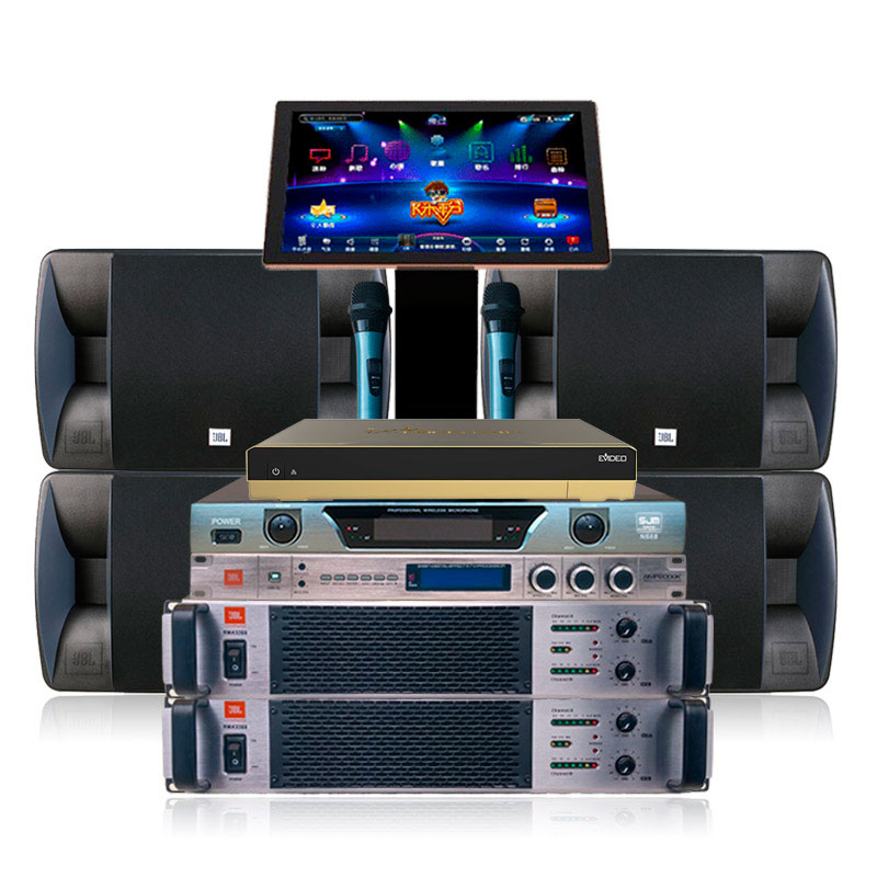 JBL*KTV卡拉OK套裝音響JBL RM101 RMA3300家庭KTV音響音箱套裝卡拉ok點(diǎn)歌機(jī)家庭影院11件套