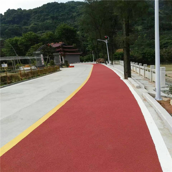 透水地坪彩色透水混凝土海綿城市建 盼石彩色透水混凝土建設(shè)海綿城市