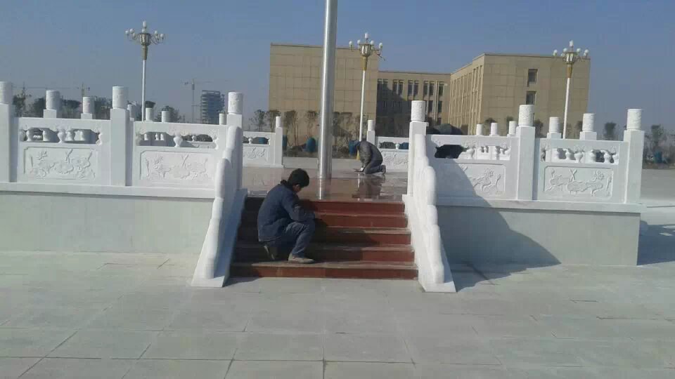 漢白玉欄板   漢白玉欄桿   雕花欄板   寺廟欄板