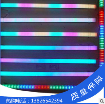 廠家直銷護(hù)欄管 7彩 6段 外控 1米108珠led數(shù)碼管外墻夜景七彩護(hù)欄管
