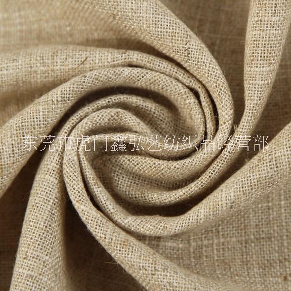 7*7竹節(jié)麻棉布 服裝面料 老粗布、復(fù)古風(fēng)格、燈罩 鞋材、工藝品用布等
