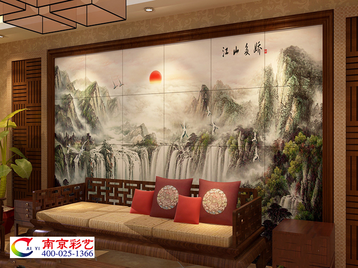 南京彩藝uv平板打印機(jī)瓷磚打印機(jī)背景墻打印機(jī)