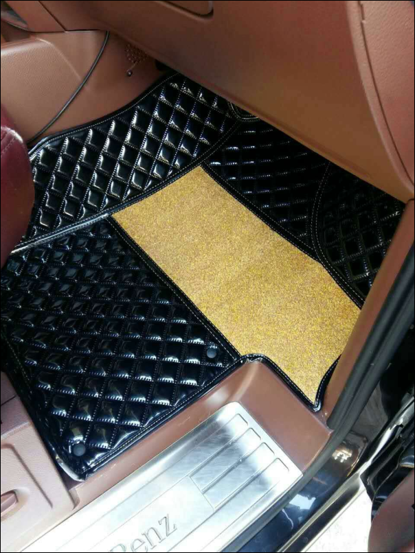 定制全包圍腳墊專車環(huán)保亮皮，重慶全包圍亮皮腳墊定制