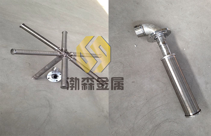 V型絲布水器，不銹鋼纏繞絲布水器