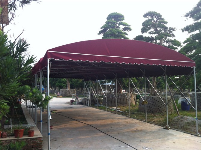 北京戶外停車棚活動(dòng)推拉蓬戶外帳篷