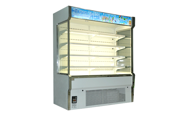 供應(yīng)安德利HE1 直角風(fēng)幕柜食品展示柜飲料風(fēng)幕冷藏柜訂做風(fēng)幕柜