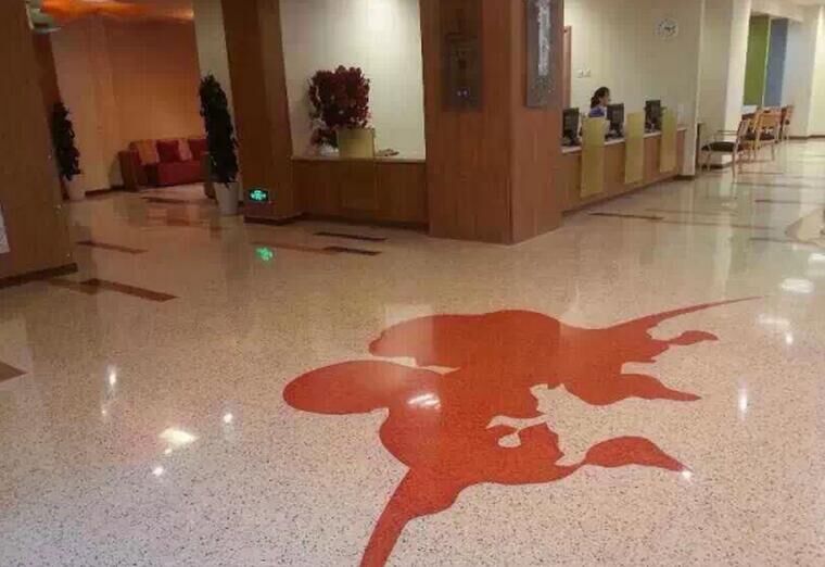 彩色磨石地坪，高光磨石地坪，無(wú)縫磨石地坪