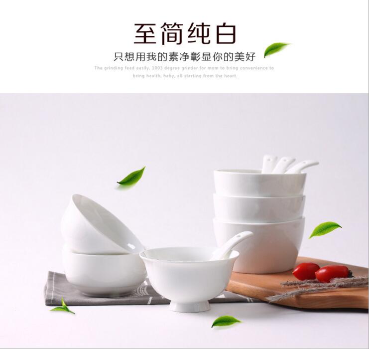 現(xiàn)貨供應(yīng)骨瓷碗碟餐具瓷碗價(jià)格 *骨瓷碗盤(pán)套裝定做 碗盤(pán)批發(fā)