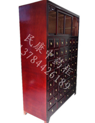 廠家直銷木質(zhì)中藥柜/中藥斗中藥櫥實木飲片柜