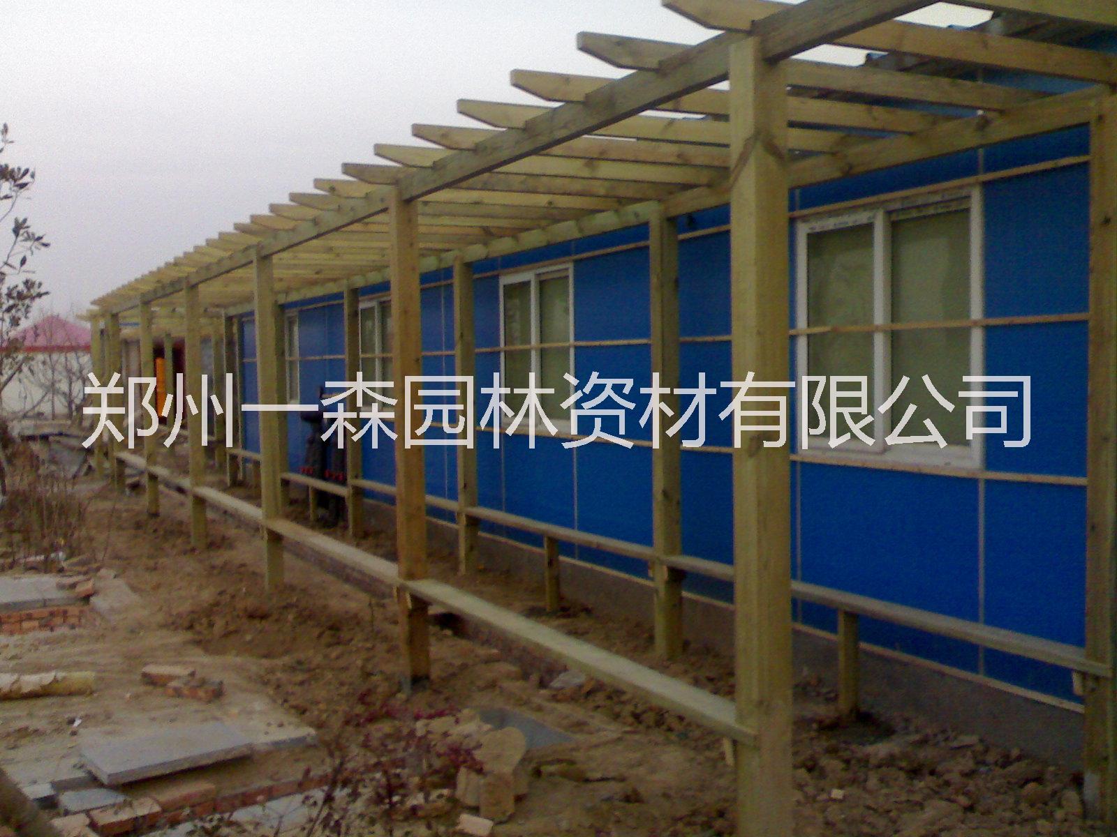 河南防腐木廠家直銷，河南防腐木四角涼亭廠家直銷