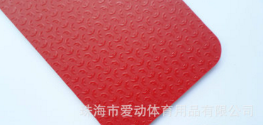 室內(nèi)多功能運(yùn)動(dòng)地膠乒乓球地膠健身房地膠防滑運(yùn)動(dòng)地板PVC塑膠 英利奧logo紋地膠