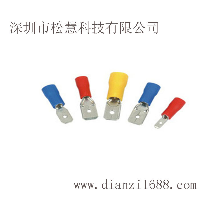 深圳松慧科技廠家直銷  圓形絕緣端子、冷壓端子、中間接線