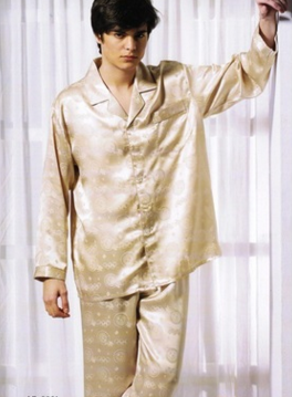廠家批發(fā) 真絲睡衣 情侶款真絲睡衣 絲綢家居服 男女真絲家居服