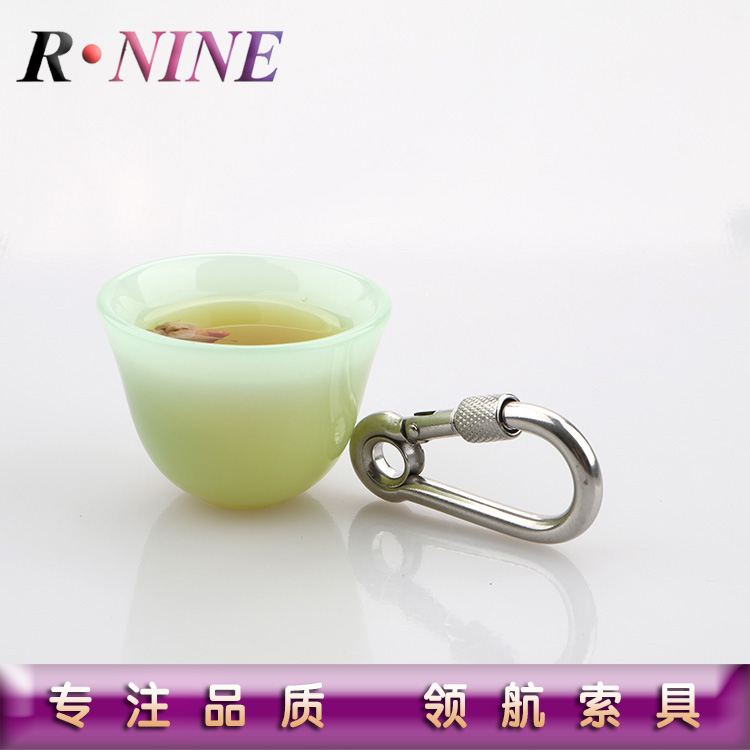 廠家直銷304帶螺帶圈彈簧扣登山愛好者必備不銹鋼登山扣