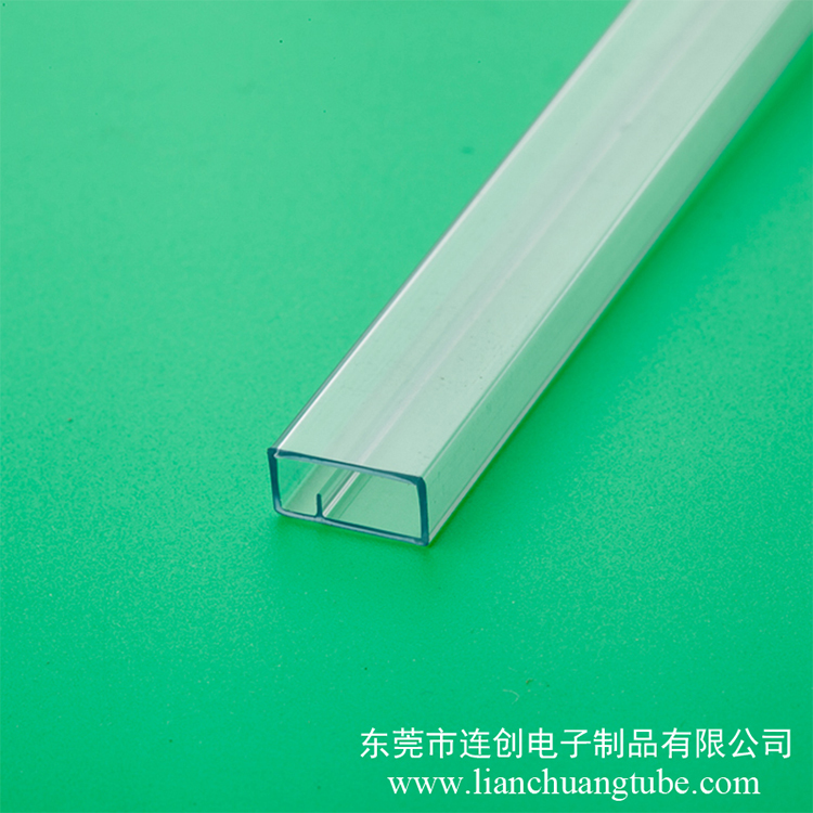 貨期準(zhǔn)時(shí)連接器包裝管透明方管廠包裝用fpc包裝管pvc管材