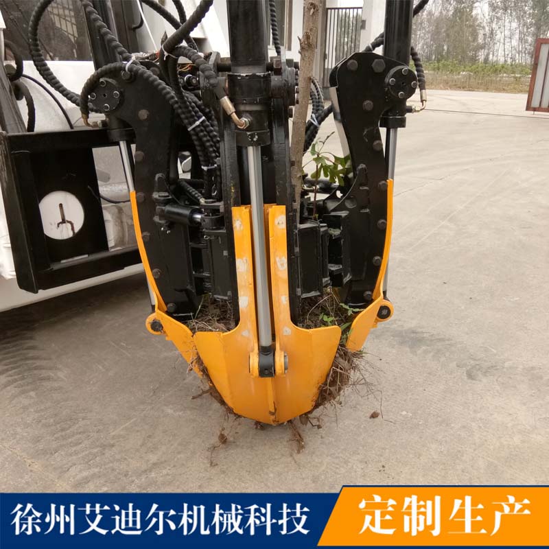 滑移裝載機(jī)配移樹(shù)機(jī) 四瓣式移樹(shù)機(jī)價(jià)格 土球直徑1米的移樹(shù)機(jī)價(jià)格