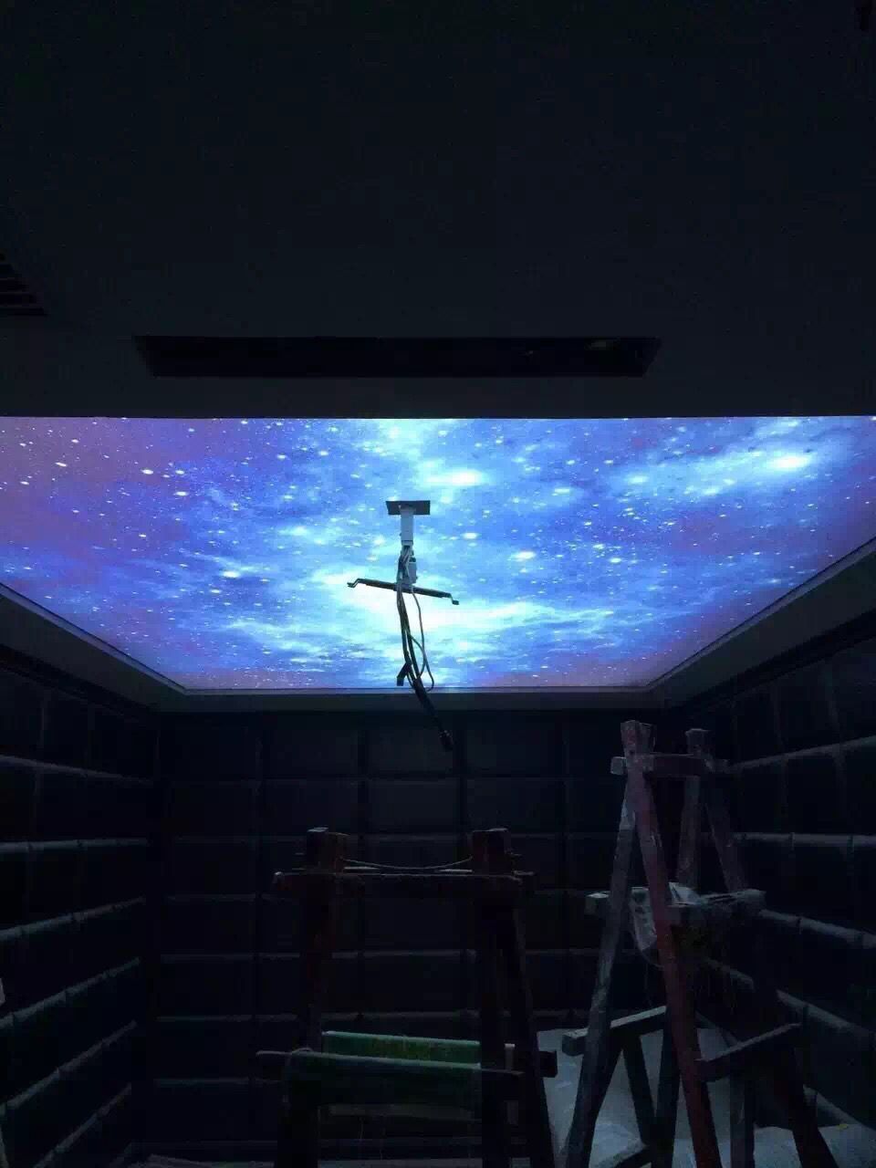 一色天寫真軟膜天花、惠州裝飾工程、高清寫真室內(nèi)吊頂裝飾