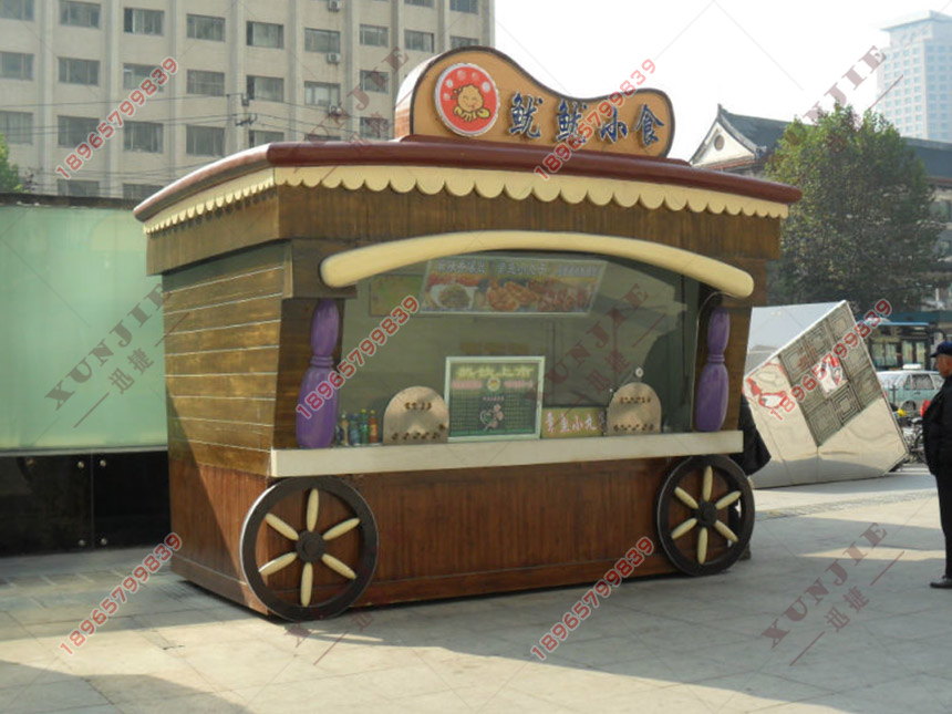 福建移動售貨車，福建售貨車定做，福建木質(zhì)移動售貨車