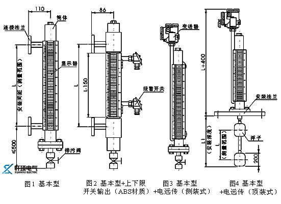 供應(yīng)UHC磁翻板液位計(jì)/側(cè)裝式磁性浮球液位計(jì)