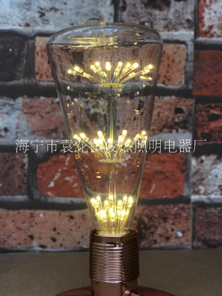 廠家直銷 滿天星復古燈 三角瓶 愛迪生 仿古燈 LED
