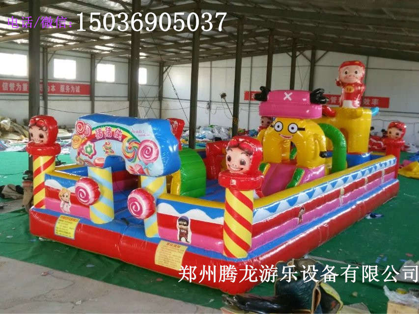 今年想投資做兒童充氣城堡賺錢嗎 大型充氣滑梯充氣蹦床充氣氣包  廠家直銷