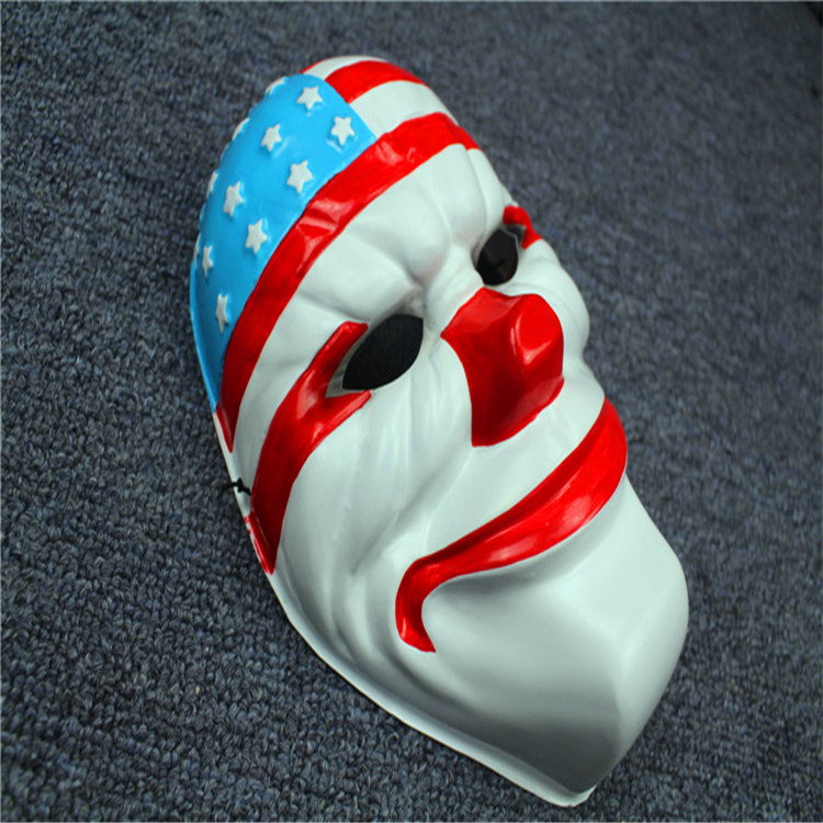 cosplay廠家直銷 *面具批發(fā) 定制吸塑PVC面具
