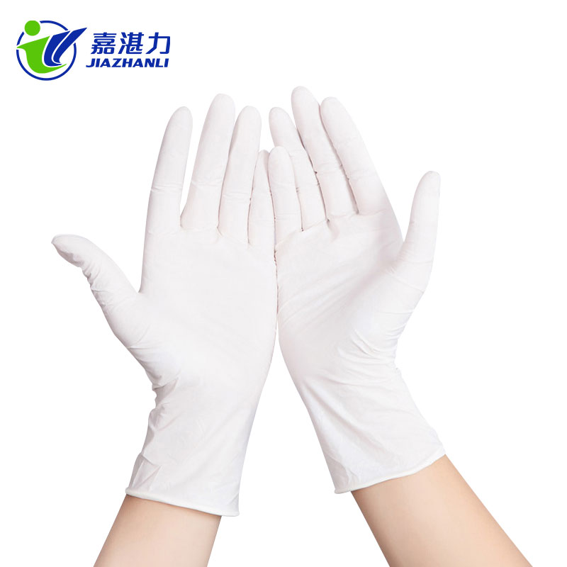 廠家批發(fā)無粉耐磨藍色一次性丁晴手套 防滑防酸堿實驗室丁腈手套 一次性丁腈手套