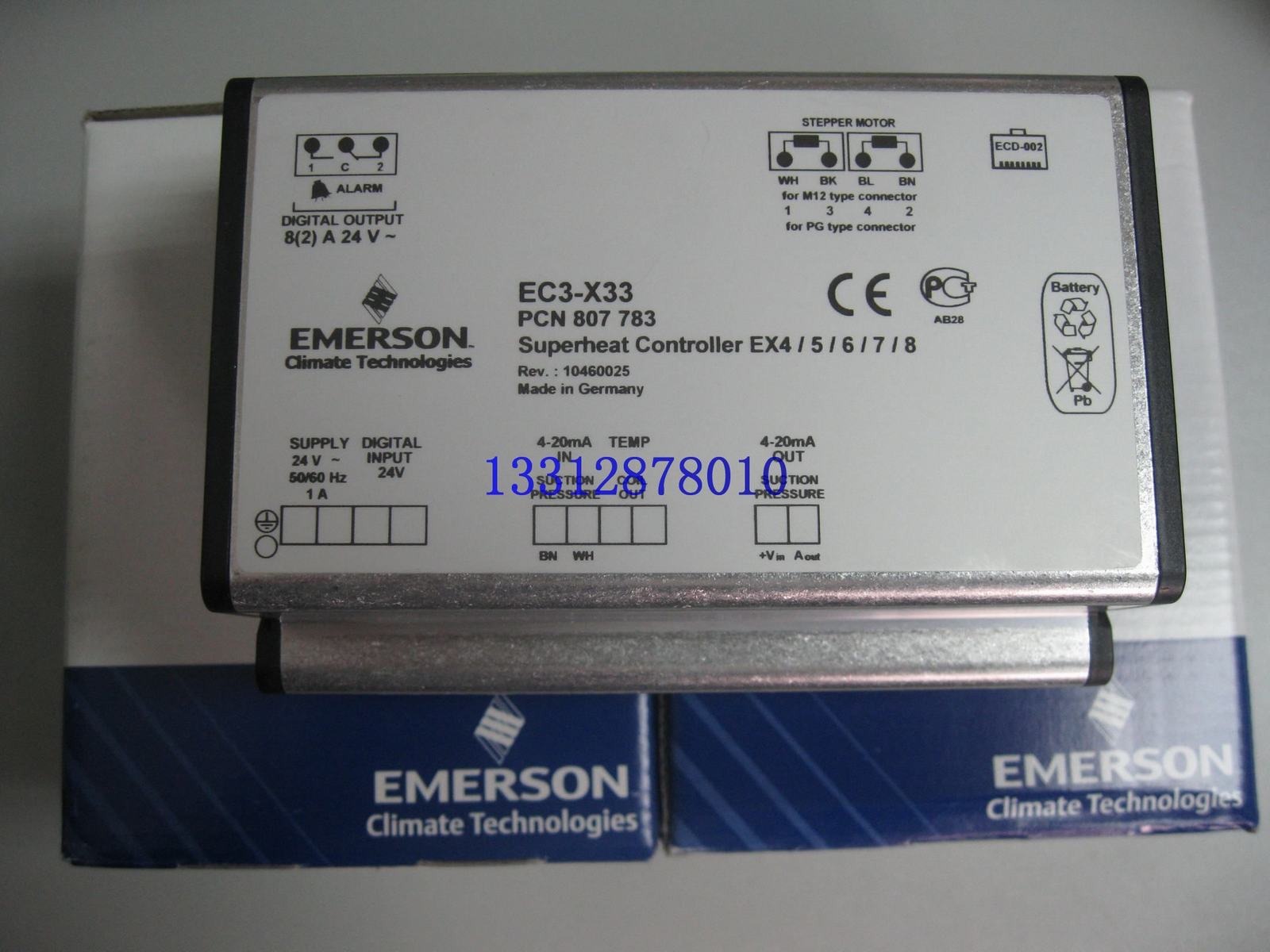艾默生電子膨脹閥驅(qū)動(dòng)器價(jià)格 EC3-X33/EXD-U00型電子膨脹閥控制器