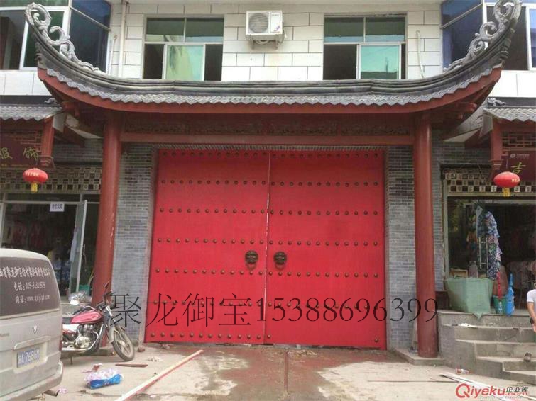 西安仿古門(mén)頭 實(shí)木門(mén)頭 仿古裝飾