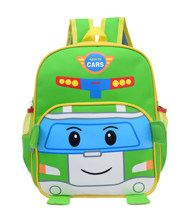 新款幼兒園兒童卡通雙肩書包小學(xué)生男女童小汽車書包批發(fā)