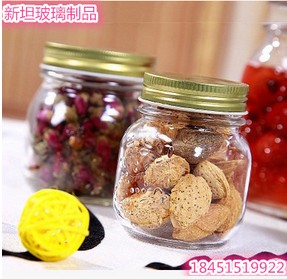 雕花透明玻璃蜂蜜瓶瓶  180ml雕花透明玻璃瓶蜂蜜玻璃瓶　果醬密封罐醬菜儲物罐