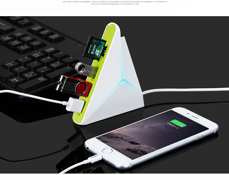 新款USB 2.0五口集線器 USB HUB擴(kuò)展器 多功能HUB分線器千紙鶴HUB