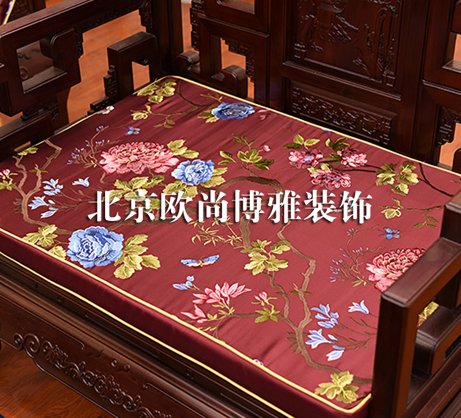 北京定做靠墊抱枕 紅木座墊（ 工廠店）