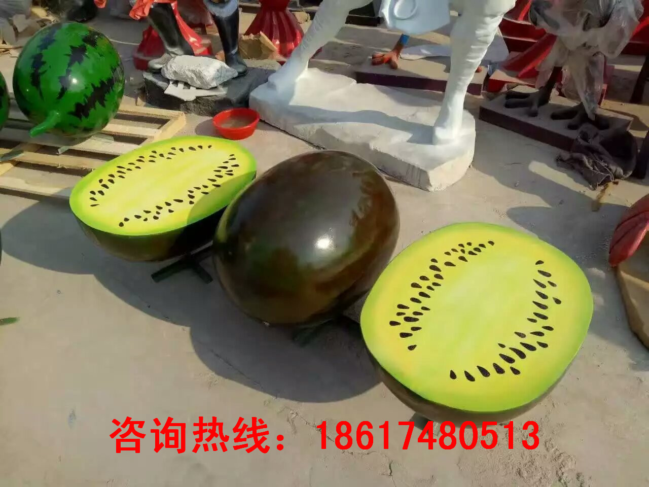 水果雕塑公司，大量現(xiàn)貨供應(yīng)