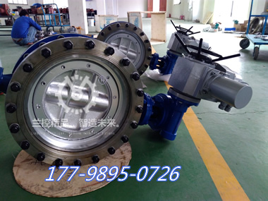 軟密封電動(dòng)對(duì)夾蝶閥