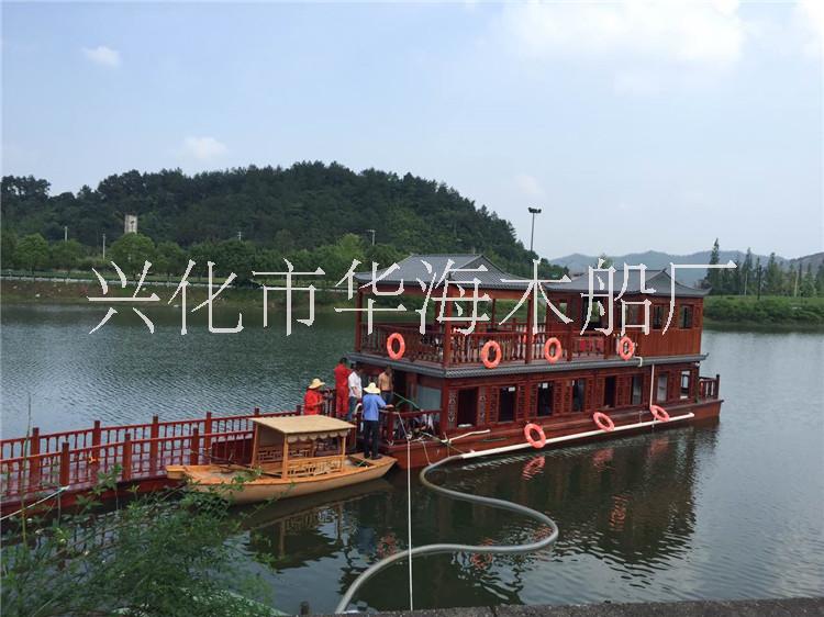 仿古畫(huà)舫電動(dòng)畫(huà)舫豪華畫(huà)舫｜游覽船｜觀光船 仿古畫(huà)舫船