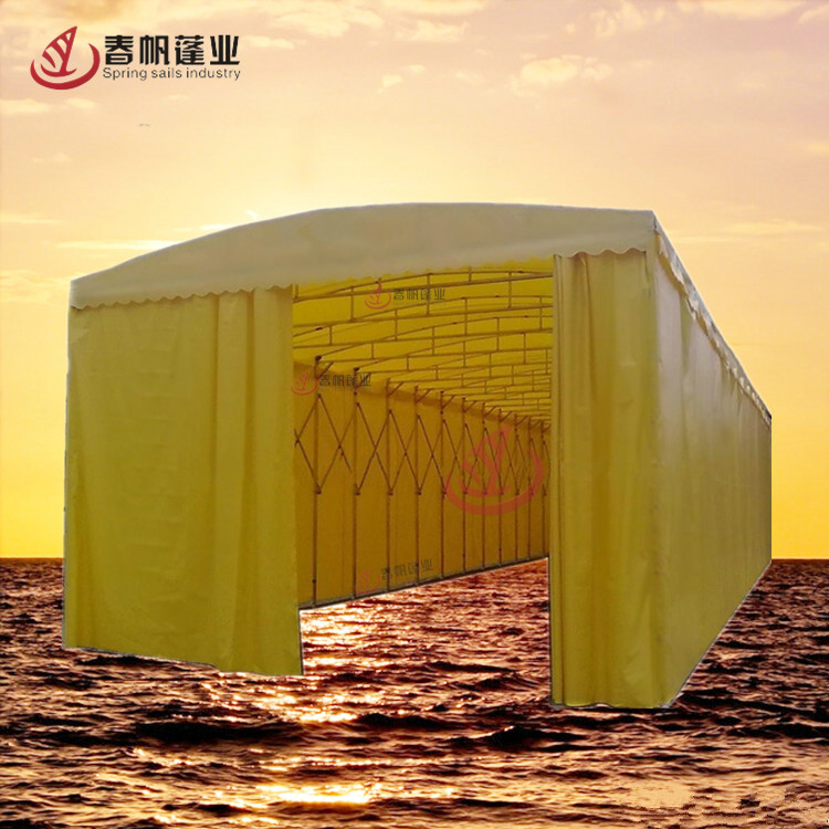 合肥專業(yè)訂制 推拉帳篷 物流雨棚 倉儲雨棚包郵