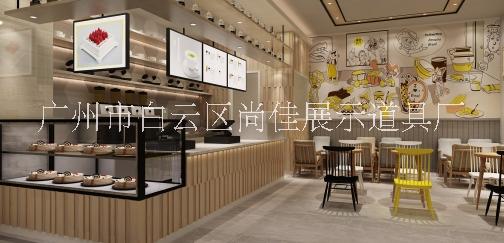 面包半島柜 餐飲食品展柜 面包中島柜 面包展示柜