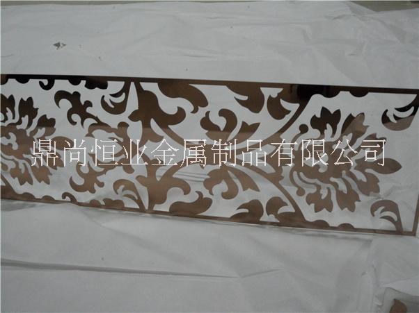 飯店 會(huì)所 不銹鋼 屏風(fēng) 鏤空屏風(fēng) 隔斷 金屬屏風(fēng) 整體金屬裝飾